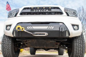 Toyota Tacoma Bumper - Front - Fishbone Offroad - Center Stubby - Textured black - `12-`15